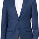 Calvin Klein Men's Slim Fit Suit Separates | Wool Jacket for Customized Sizing | Tailored Mens Suit with Notched Lapel 44R