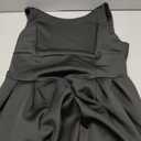 YMDUCH Women's Elegant Sleeveless Crew Neck Backless Swing A Line Evening Party Long Dress