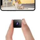 Vitreousleaf Mini Camera, 1080P HD Indoor, Cameras for Home Security, USB Charger Indoor Wireless WiFi Security Control pet Camera, Baby/ anny Monitor, with Night Vision Function