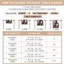 Halloween Pumpkin Boo Ghost Table Runner Spooky Tombstone Skull Burlap Table Runners, Autumn Seasonal Coffee Table Center Decor for Home Kitchen Dining Party Indoor Outdoor 13x108 Inch