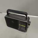 Portable AM/FM Transistor Radio with Loud Speaker, Battery or USB Powered - Compact Emergency Radio for Indoor, Outdoor, Travel & Storms (Model BJL-671)