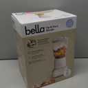 bella 10 Speed Countertop Blender, Juicer & Smoothie Maker, Fits-anywhere Kitchenware, Slim Flip & Store Design, Dishwasher Safe 48oz Capacity Pitcher & Lid, Stainless Steel Blade, 450 Watt, Oatmilk (6 Cup)