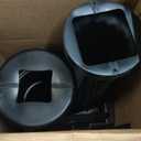 Architectural Mailboxes Stratford Plastic Mailbox and Post Kit, SC000BAM, Black, Medium Capacity