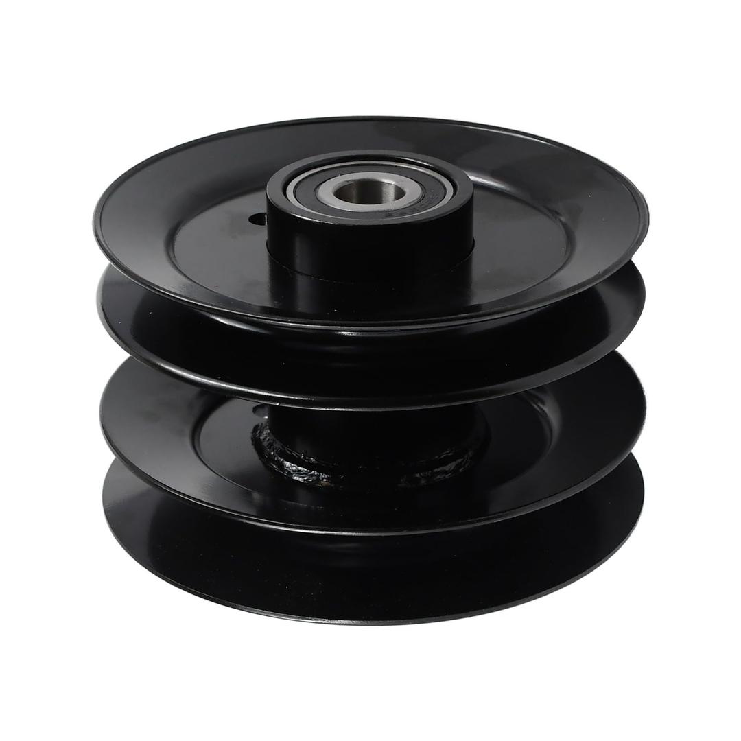 756-1202 Double Pulley Assembly with Bearings Compatible with MTD 756-1202 42 Decks Garden Tractor LT16, LT165, LT18, LT185 Replaces 756-0638 956-0638