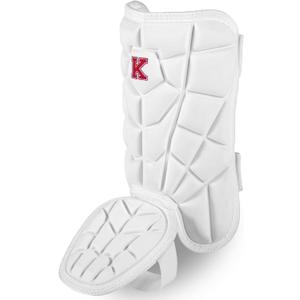 KRUI Baseball Leg Guard, Batter's Leg Guard Softball and Baseball Shin and Foot Guard with Adjustable Straps, Size: Adult