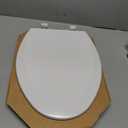 Bemis 1500EC 390 Lift-Off Wood Elongated Toilet Seat, Cotton White (Pack of 1)