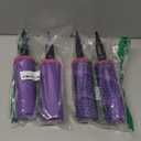 Balloon Pump Hand Held, Inflator Air Pump for Balloons - 2Way Dual Action, 4Pack: Friends can Help - Easy to Use, 100% Lifetime Satisfaction - Sturdy Balloon Inflator Pump