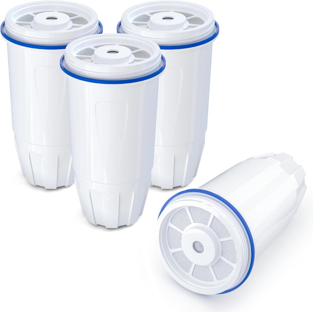 Upgraded Water Filter Replacement for Zero Pitcher and Dispenser ZR-001 ZR-004 ZP-006 ZR-017, Multi-Stage Filter System, Effectively Reducing Lead, Chromium, PFOA, and PFOS, Pack of 4, By DESENRUIS