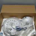 KICHLER 330171MWH Protruding Mount, 5 MATTE WHITE/MATTE WHITE Blades Ceiling fan with 48 watts light, Matte White