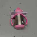 Munchkin Cool Cat Sippy Cup for Toddlers, Stainless Steel Straw Cup, 8 Ounce, Pink