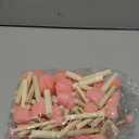 Harloon 100 Pcs 4 Assorted Sizes Round Sponge Paint Brush for Craft Painting Sponge Paint Tools for Art, Pink