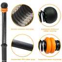 Ropeless Battle Ropes (2-Pack) for Home Gym, Adjustable Resistance Workout Ropes for HIIT, Cardio, Strength & Muscle Training, Low-Impact Exercise Equipment for Men & Women