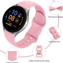 20 Pack Bands Compatible with Samsung Galaxy Watch 7 6 5 4 FE 40mm 44mm/6 4 Classic 43mm 47mm 42mm 46mm/5 Pro 45mm/Active 2 Band, 20mm Soft Silicone Sport Replacement Strap for Women Men