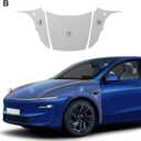 Precut Paint Protective Film for 2025 Tesla Model Y Juniper Hood & Fender 8.5 Mil TPU PPF Clear Car HD Scratch Exterior Accessories