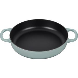 Le Creuset Signature Cast Iron Everyday Pan, 11", Sea Salt