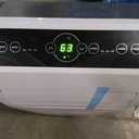 SereneLife Portable Air Conditioner 12,000 BTU with Built-in Dehumidifier - Portable AC unit for rooms up to 550 sq ft - Small AC Unit Remote Control, Window Mount Exhaust Kit White