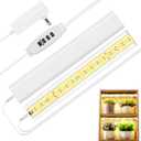 FOXGARDEN Grow Light Strip for Indoor Plants, Full Spectrum 192 LED Bright Grow Lamp with Auto On/ Off Timer 4/ 8/ 12H, 10 Dimmable Brightness, 2 Packs