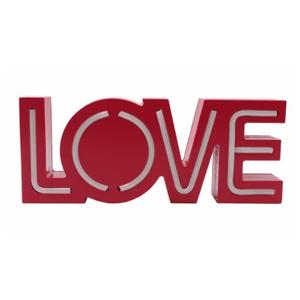 Holiday Home LED Neon Table Sign Love - Red
