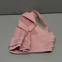 Back Brace Posture Corrector for Men & Women - Adjustable, Breathable, Improves Posture, Reduces Neck & Back Pain - Lightweight Unisex Design for Office and Home Use (Pink, Small)