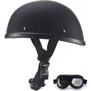 Motorcycle Half Helmet, DOT Approved Adult Men Women Retro Open Face Helmets, Helmet for Adults, Half Shell Helmet