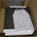 GARWOOD Small Outdoor Side Tables Adirondack Table 2 Tier Rectangle Industrial HIPS Modern Corner End Coffee Table for Patio Pool Home Bathroom Bedroom Garden Backyard Balcony Farmhouse Blue S