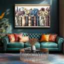 500 Piece Puzzles for Adults, Wildflower Vintage Book Collection and Flowers Jigsaw Puzzle for Adults, Family, Decoration, Party Game, Finished Size 23" x 15"