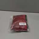 SOFIA'S CHOICE Women's Knee Length Skirt Elastic Waist A Line Flowy Midi Skirts with Pockets Wine Red Medium