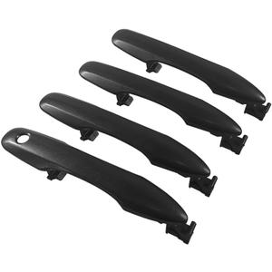1 Lot 4 Doors Textuered Black Exterior Door Handle Compatible with 2019-2023 Toyota Camry 2019-2023 Corolla 2020-2023 Avalon