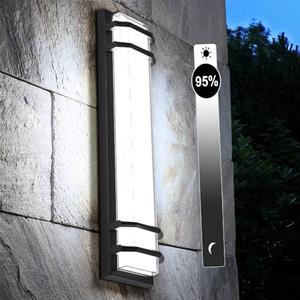 Sytmhoe Outdoor Wall Lights,36w Dimmable 6000K LED Modern Porch & Patio Wall Light Fixture, 23.6in Black Exterior Sconce Wall Mounted Lights Suitable for Garage Living Room Courtyard House(6000K)