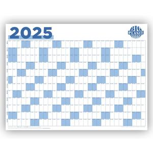 2025 Wall Calendar - 48x36 inches, Durable Paper, Extra Large Size, Sticky Notes Included - Stay Organized with the Ultimate Planner (Blue)