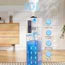 10L/2.64Gal Humidifier, Top Fill Quiet Ultrasonic Cool Mist Humidifiers for Bedroom, Covers 550ft, 60H Runtime, 24H Timer, 3 Mist Modes Humidifier Large Room, Home, Office, Plants, Black