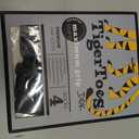 DOK TigerToes Premium Non-Slip Dog Socks for Hardwood Floors - Extra-Thick Grip That Works Even When Twisted - Prevents Licking, Slipping, and Great for Dog Paw Protection - Size Large (Classic Grey)