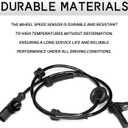 ABS Wheel Speed Sensor Rear Left, Automotive Replacement Anti-Lock Brake Speed Sensors 3630050U2010, Left Rear Wheel Speed ABS Sensor Sensing Device Cable Direct Fit Heyue Models Brake System