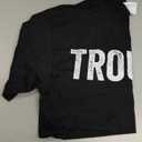 Where I Go Trouble Follows Funny Matching Couples Humor T-Shirt, Medium