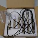 HDCRYSTALGIFTS Set 7 Clear Crystal Prisms Suncatchers Hanging Glass Ornament for Christmas Tree,Rainbow Maker Sun Catchers for Windows Home Garden Decoration,Modern Grief Gift