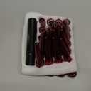 LUJIANI M12X1.5 Red Wheel Spike Lug Nuts, 24 PCS Lug Nut Wheel Accessories with 1 Socket Key, Thread Spiked 4.4" Long Closed End Nuts Compatible with Camry Accord Impala