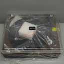 LP&No.1 Record Player with Stereo Speakers, 3-Speed Belt-Drive Turntable for Vinyl Records with Wireless Playback and Auto-Stop,Walnut Wood