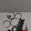 MOLLE Panel Fire Extinguisher Mount Kit Fits 1"-2" Rigid MOLLE Panel Holes, Quick Release Car Fire Extinguisher Mount Holder with 4 Clamps for Vehicles MOLLE Panle Accessories