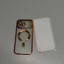 for iPhone 17 Pro Max Case with 1X Screen Protector, [Compatible with MagSafe] [Integrated Camera Protection], Non Yellowing Slim Cute Women Girly Cover for iPhone 17 Pro Max, Cosmic Orange