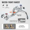 VEVOR Stainless Steel Prep & Utility Sink, 1 Compartment Free Standing Small Sink Include Faucet & legs, 21"x18" Commercial Single Bowl Sinks for Garage, Restaurant, Kitchen, Laundry