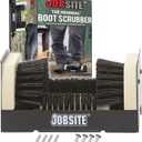JobSite The Original Boot Scrubber - All Weather Industrial Shoe Cleaner & Scraper Brush