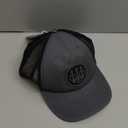 Beretta Men's Js Trucker Hat - Mesh Back Adjustable Snapback Pre-Curved Visor Cap, One Size Fits All (Charcoal/Black)
