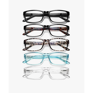 Gaoye Professional Reading Glasses for All Day - Computer Readers with Blue Light Protection - Value Pack