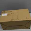 2 Pack Cordless Table Lamp, Rechargeable Desk Lamp with Fabric Shade, Battery Operated Lamp 3 Color Stepless Dimming, Small Touch Bedside Lamp Home Decor for Dining, Counter (Brushed Gold)