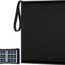GERMUN Trading Card Binder, 900 Pockets Card Binder, 9-Pocket Sided Pocket Sports Card Binder, Premium Card Binders Compatible with MTG, TCG, Baseball Cards(Carbon Black)