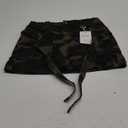 ELLEVEN High Stretch Denim Cargo Skirt for Women, Low Waist Y2k Mini Jean Skirt Cute Skirt with Pockets (X-Small, Camo)