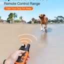 Bousnic Dog Shock Collar - 3300Ft Dog Training Collar with Remote for 5-120lbs Small Medium Large Dogs Rechargeable Waterproof e Collar with Beep (1-8), Vibration(1-16), Safe Shock(1-99) (Orange)
