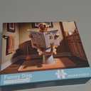 Rocorose Jigsaw Puzzles 1000 Pieces, HD Quality Adults Puzzle Games of Funny Dog with Exquisite Poster, Challenging Animal Puzzles for Family Game Night