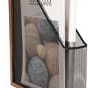 Antique Wooden Magazine File HolderFile Folder Organizer-Document Rack for Office/Home/SchoolBalck (1 PIC)