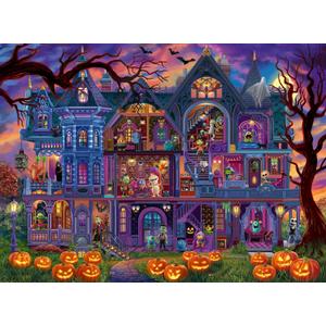 Ravensburger Monster House Party 100 Piece XXL Jigsaw Puzzle for Kids - Every Piece is Unique, Pieces Fit Together Perfectly